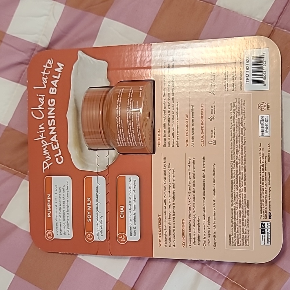 Purlisse Pumpkin Chai Latte Cleansing Balm - Orange - Picture 2 of 6